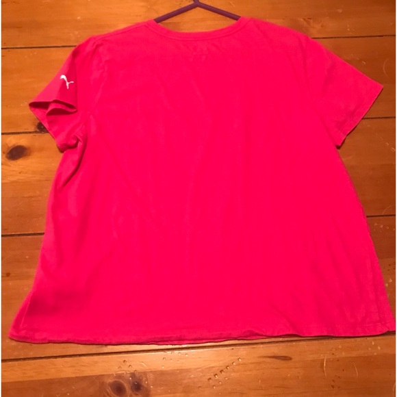 Puma, pink t-shirt, X-Large. - Picture 2 of 8